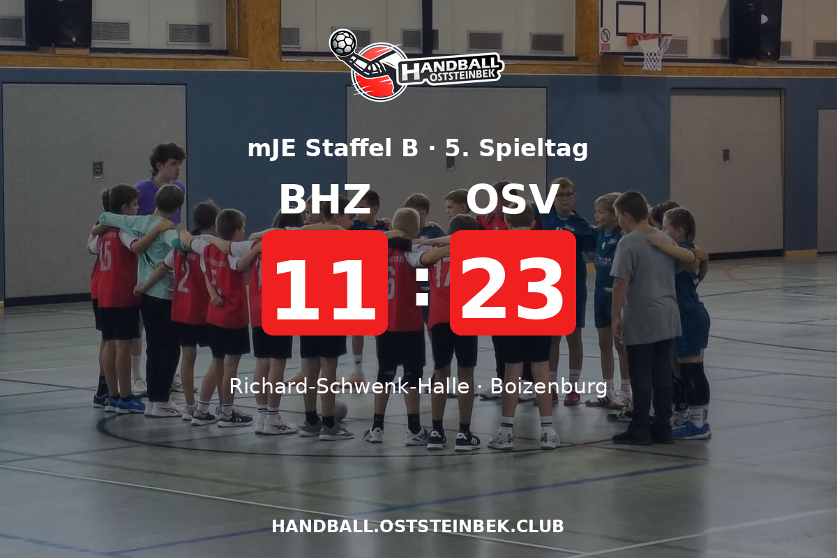 Kantersieg in Boizenburg: 11:23 gewonnen